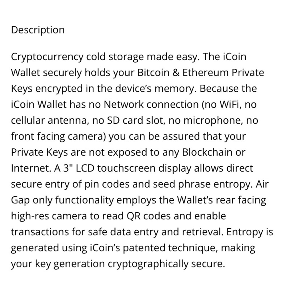 iCoin Wallet - Picture 5 of 8